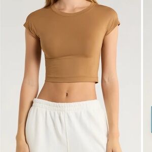 Never Better Ultra Light Tee Shirt by Free People Movement small NWT